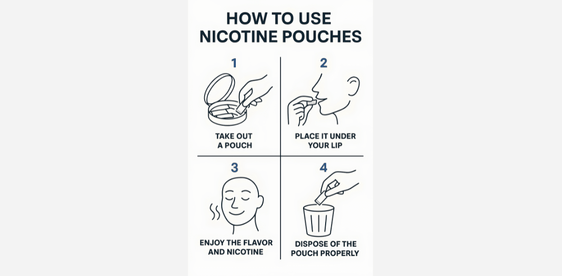 How to Use Nicotine Pouches: A Beginner's Step-by-Step Guide - Pouchland