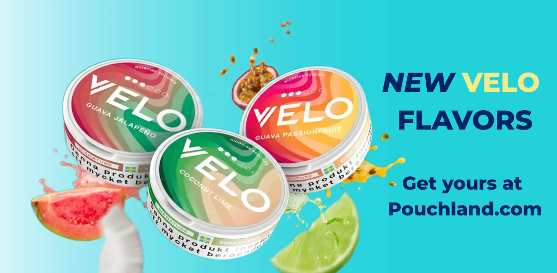 New VELO Flavours - Guava Passionfruit, Coconut Lime & Guava Jalapeño - Pouchland