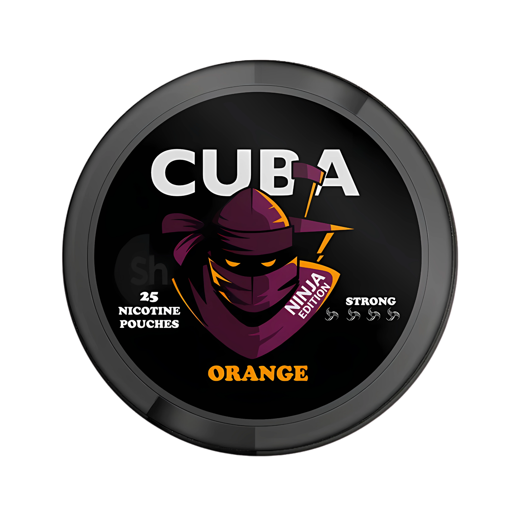 CUBA Ninja Orange Strong Nicotine Pouches Can
