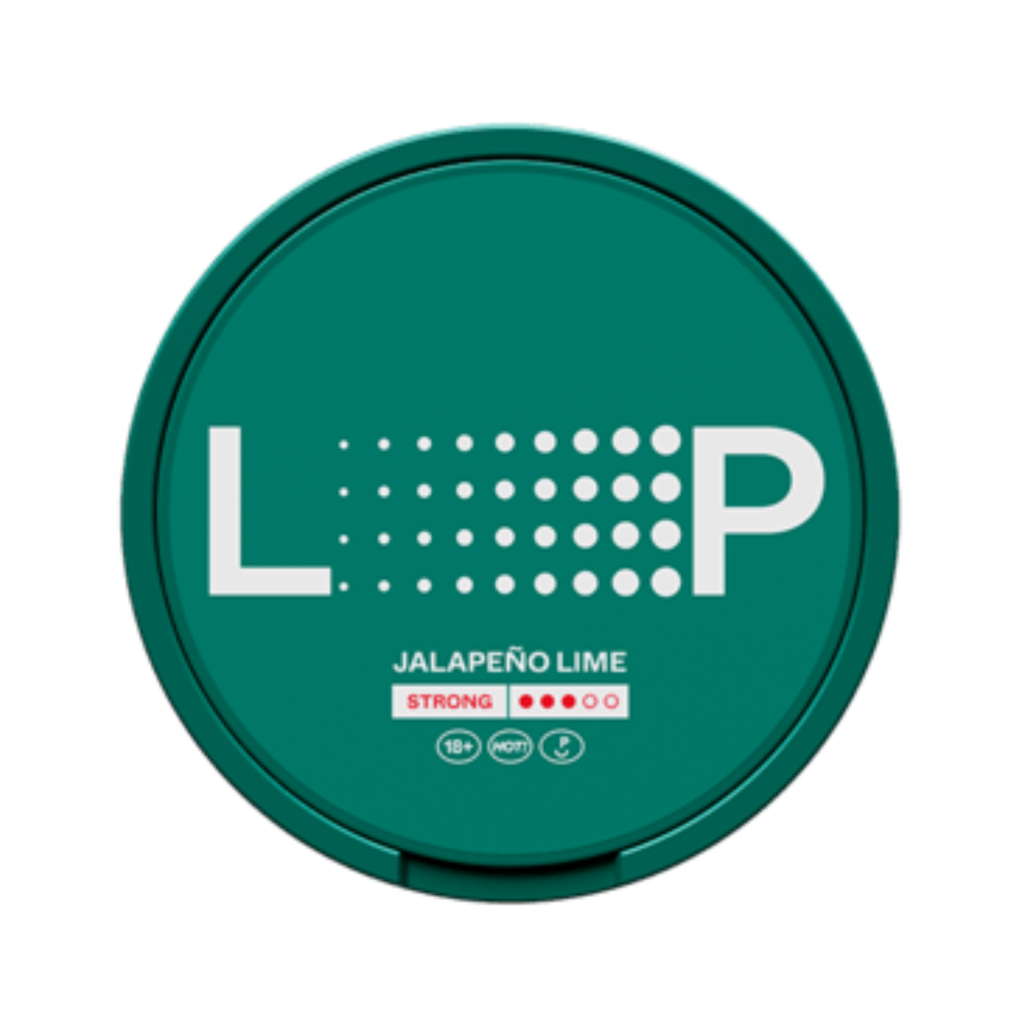 Can of LOOP Jalapeno Lime Strong - Nicotine Pouches