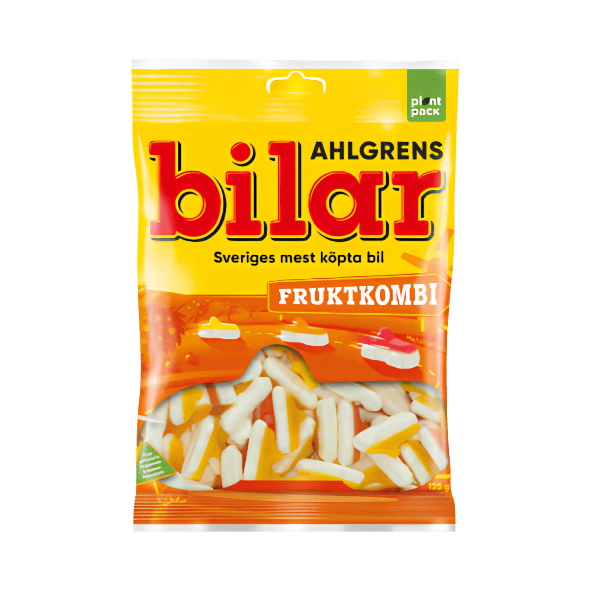 Ahlgrens Bilar Fruktkombi 125g - Pouchland