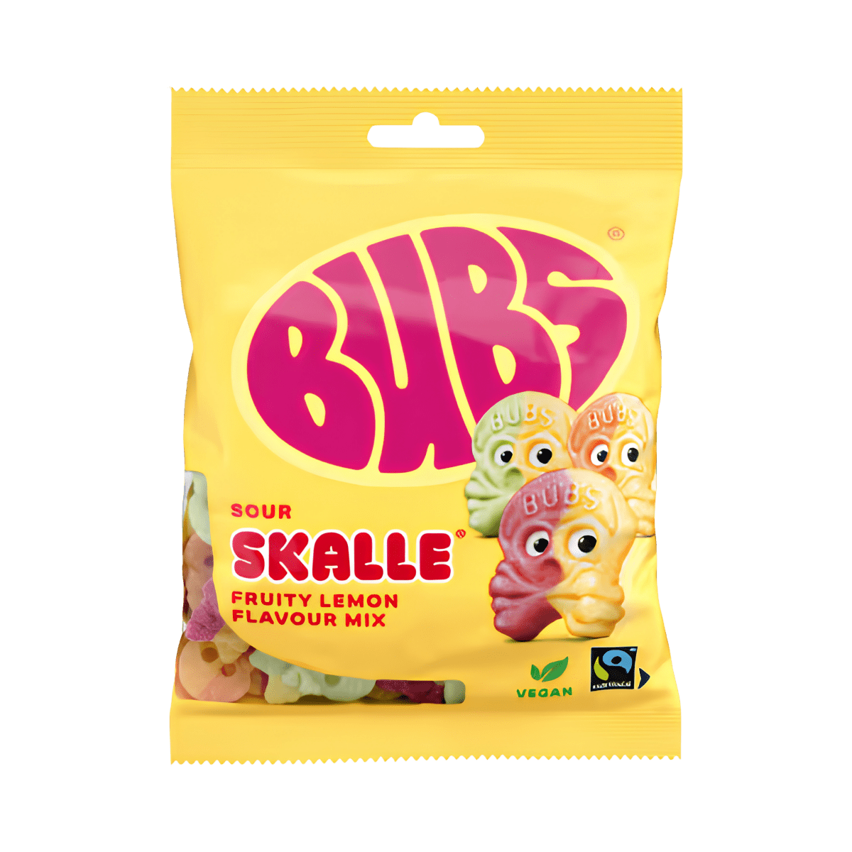 BUBS Fruity Lemon Mix Skull 90g - Pouchland