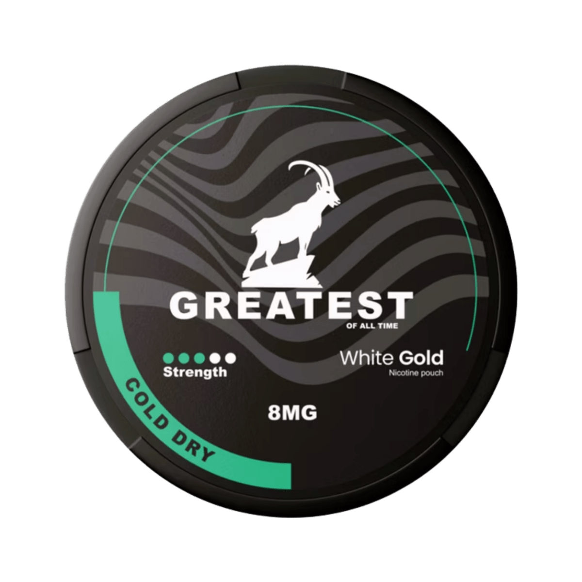 Can of Greatest Cold Dry Black - Nicotine Pouches