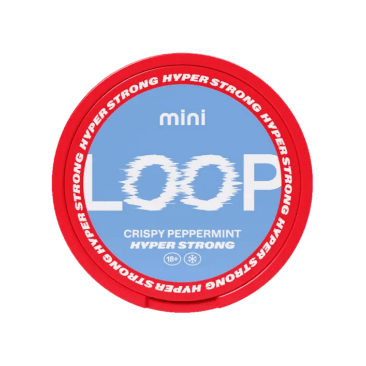 LOOP Fresh Peppermint Mini Hyper nicotine pouch can – Mini semi-moist, 11.3mg, 20 pouches