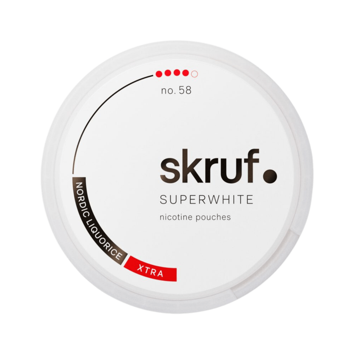 SKRUF No.58 Nordic Liqourice Extra Strong - Swedie