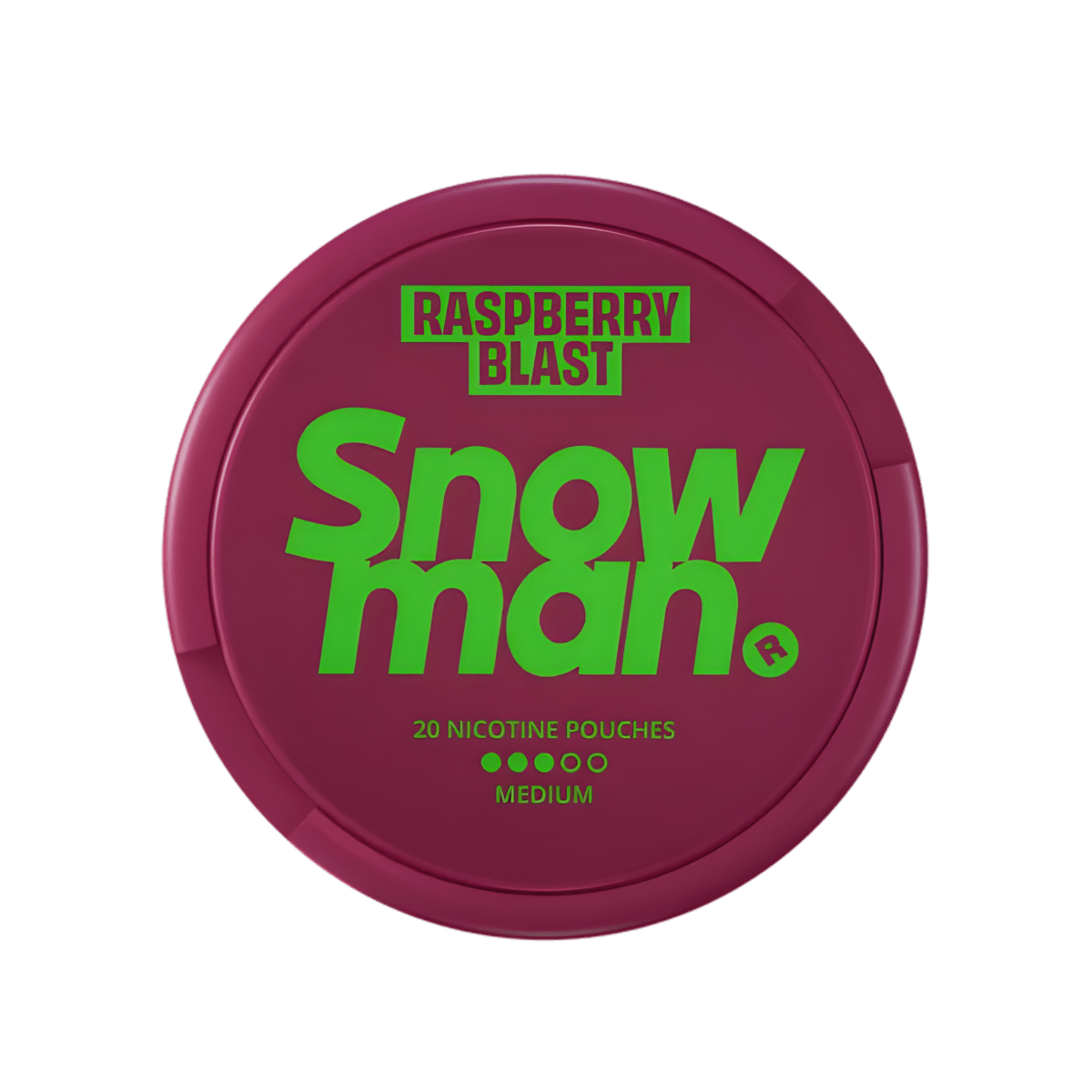 Snow Man Raspberry Blast Medium - Swedie
