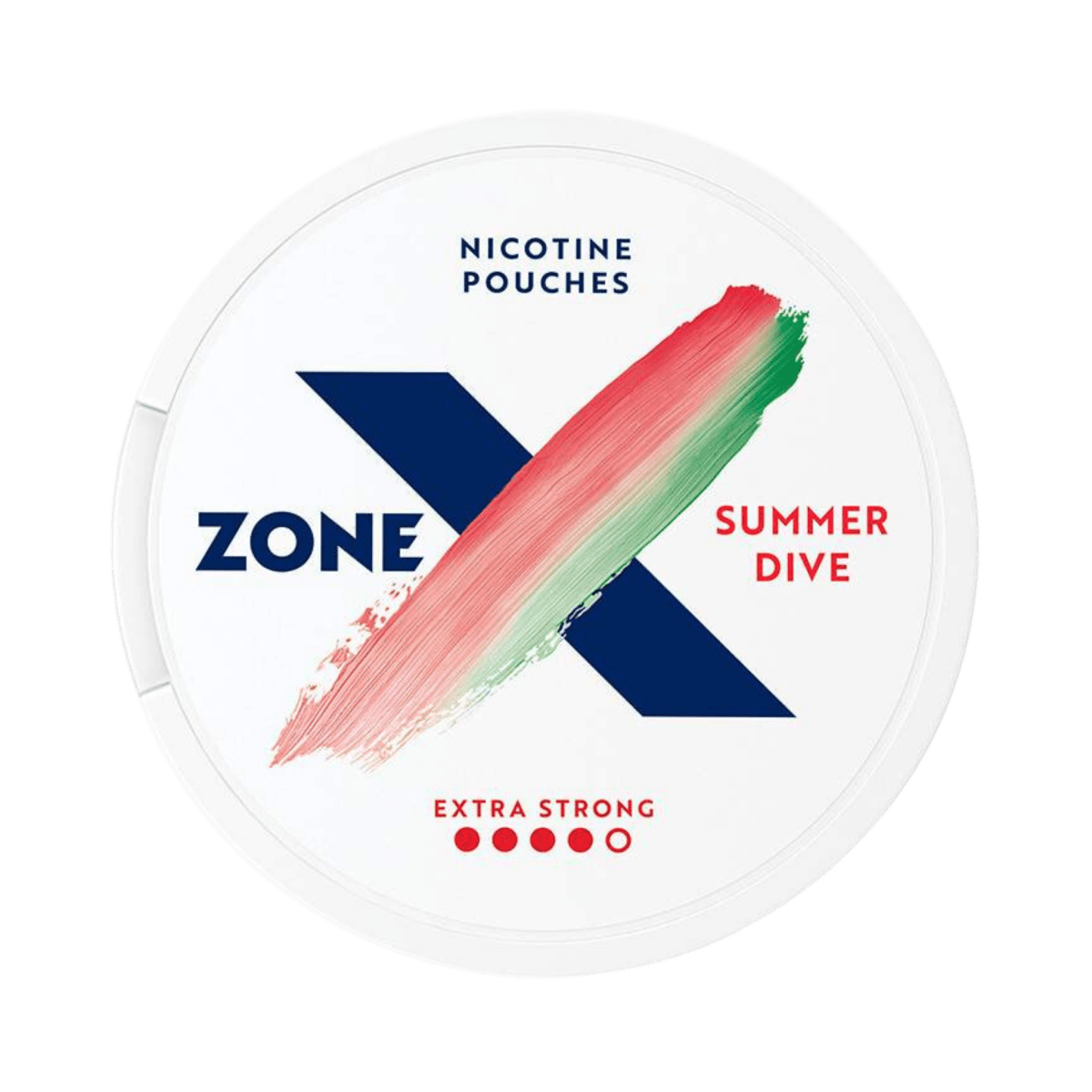 Can of X Summer Dive Extra Strong - Nicotine Pouches