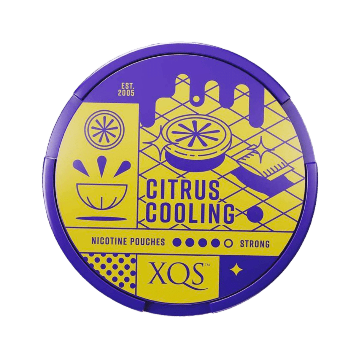 Can of XQS Citrus Cooling - Nicotine Pouches