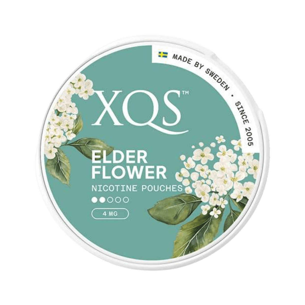 Can of XQS Elderflower Light - Nicotine Pouches
