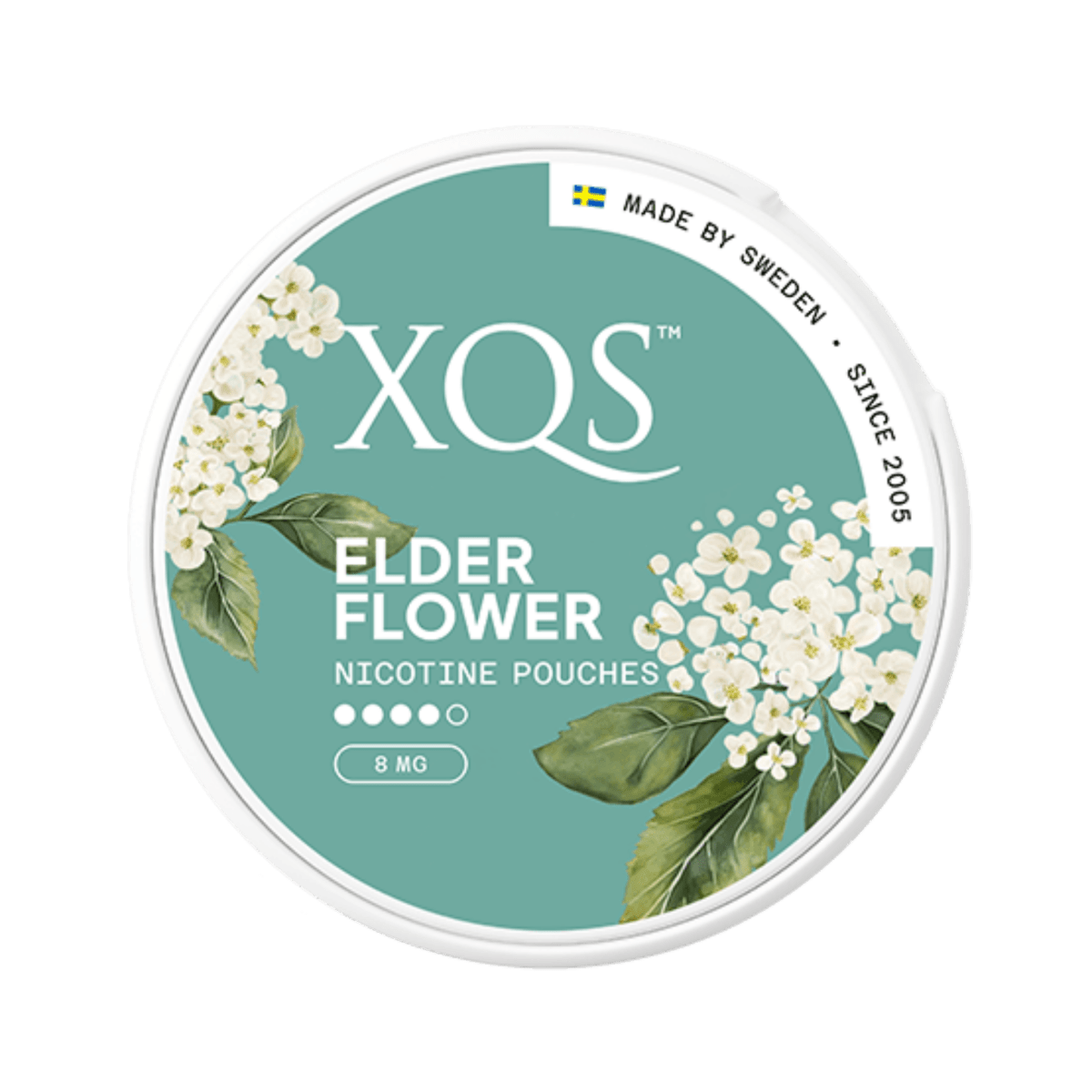Can of XQS Elderflower - Nicotine Pouches