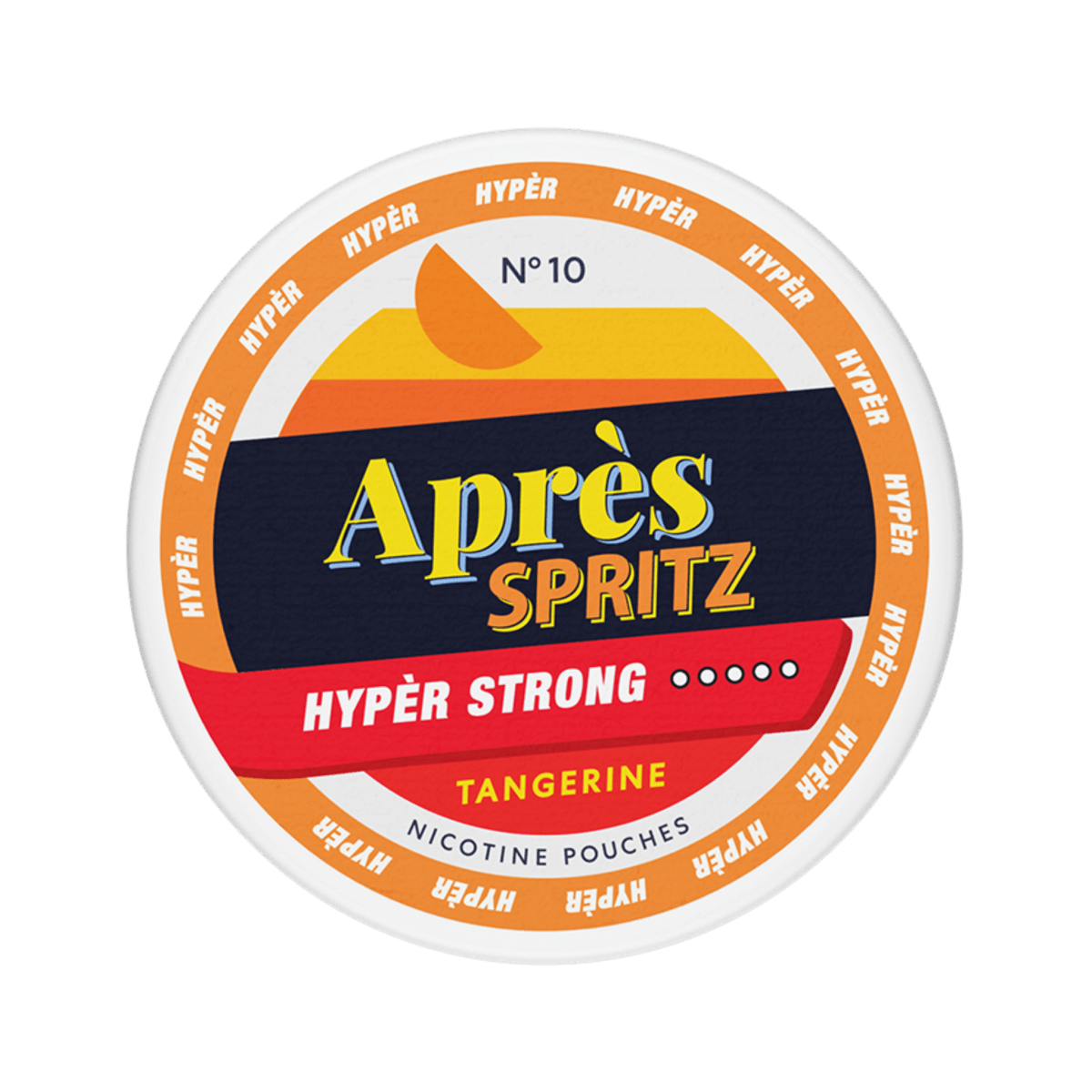 Can of Après Tangerine Spritz Hyper Strong - Nicotine Pouches