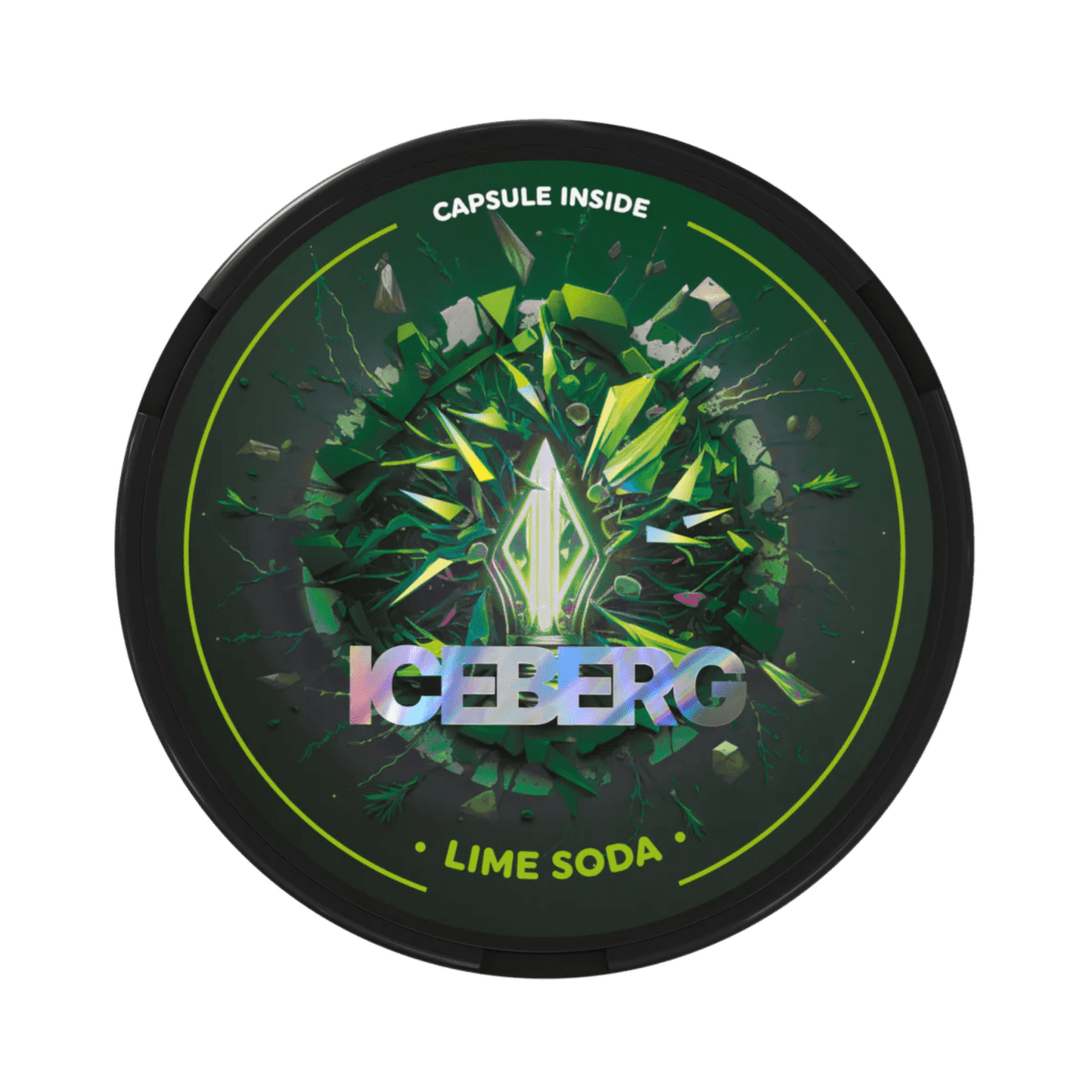Can of Iceberg Capsule Lime Soda - Nicotine Pouches