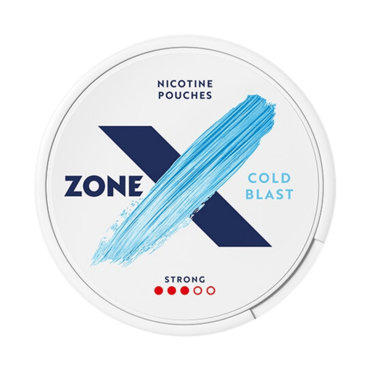 Can of X Cold Blast Strong - Nicotine Pouches