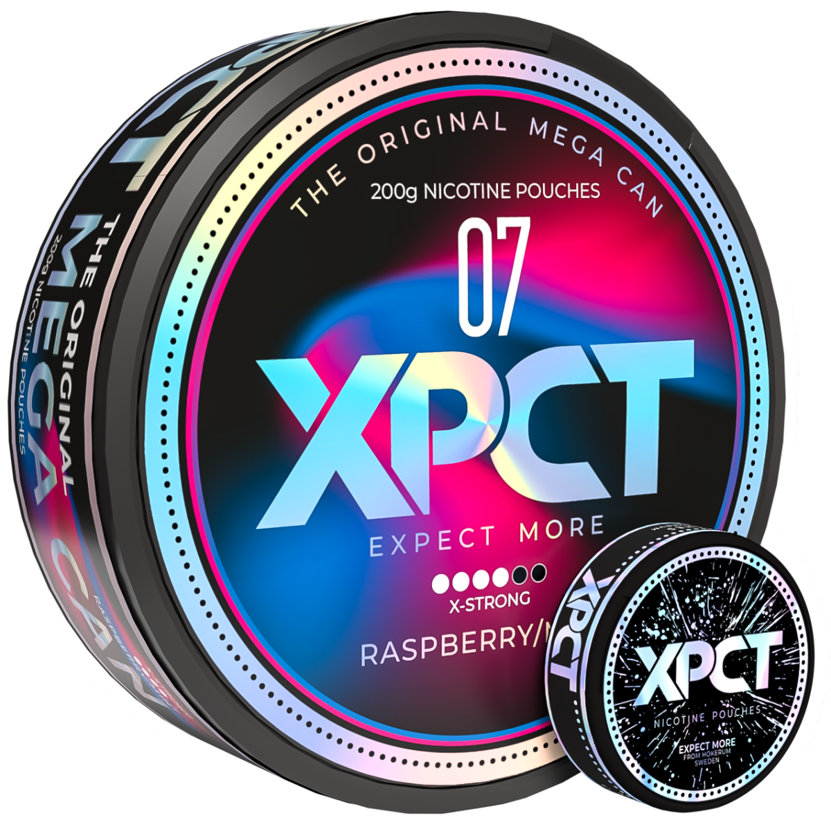 XPCT Raspberry Mint Mega Can - Pouchland