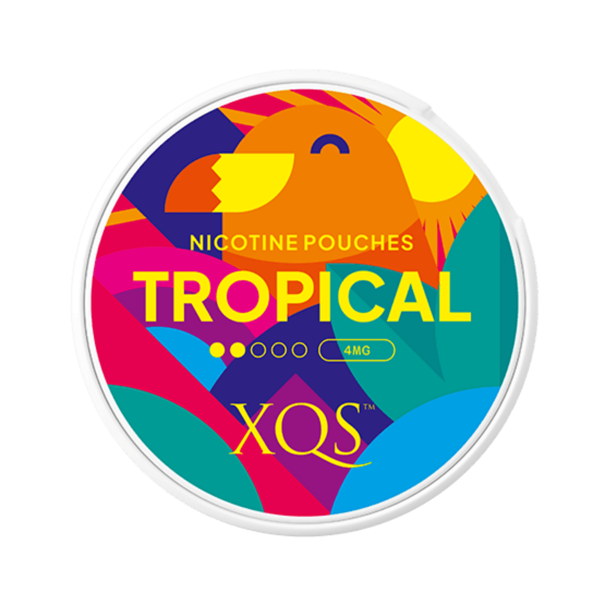 Can of XQS Tropical Light - Nicotine Pouches